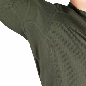 Camisa Casual de Manga Larga para Hombre, Diseño Sólido, 200 Gramos, Tela 100% Poliéster, Transpirable, Secado Rápido, Anti-UV, Corte Regular - Product Image 4