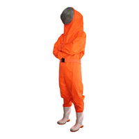 Traje de PVC transpirable de una pieza a prueba de abejas, conjunto completo, equipo de seguridad contra antiescozor avispas y avispones, esencial para la apicultura