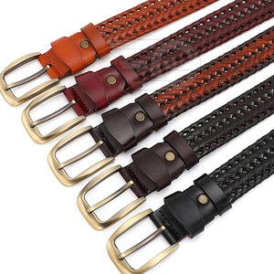 Cinturones de cuero elegantes y prácticos, genuinos, duraderos, ajustables, clásicos, formales, para hombre, para exteriores, elegantes, accesorios de moda para oficina - Product Image 5