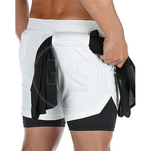 Pantalones cortos de gimnasio transpirables de alta calidad, tela de malla ligera fabricada en Pakistán - Product Image 5