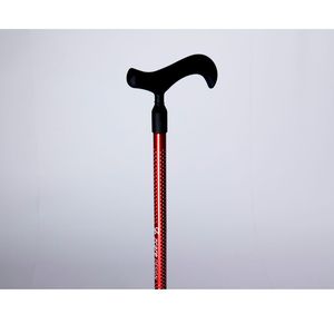 AL- Alloy Cane 33-97CM Adjustable <b>Walking</b> <b>Stick</b> <b>Folding</b> Design Emergency Alarm and Lighting Easy to Adjusted - Product Image 2