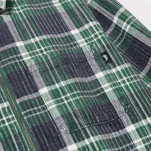 เสื้อเชิ้ตผ้าซาตินทอลายวีลคอร์ด แขนยาว คอตั้ง สไตล์ลำลองสำหรับผู้ชาย ไซส์ XL ถึง 6XL เหมาะสำหรับฤดูร้อน - Product Image 2