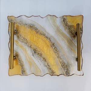 Plateau de chargeur en résine de qualité supérieure Finition brillante unique Logo de couleur personnalisable fait à la main durable pour divertir 100 pièces - Product Image 4