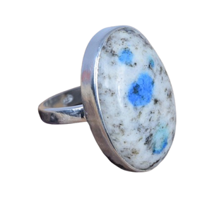 Filles Femmes Mode Bague Faite À La Main Naturel K2 Jesper Pierre Précieuse Solide 925 Argent Sterling Timbre Bijoux Fine Jewelry Anneaux - Product Image 1