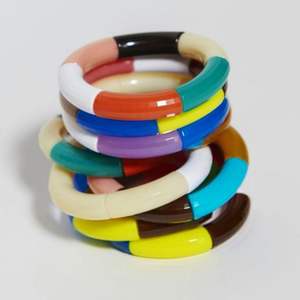 Nuevo Brazalete de Resina Redonda con Diseño de Cuentas, Pulseras Modernas y Elegantes para Mujer - Product Image 6