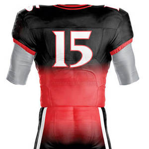 ชุดทีมฟุตบอลอเมริกันระบายอากาศได้ดีสวมใส่ง่ายพร้อมแขนสั้นไซส์ใหญ่พิเศษ - Product Image 6