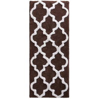Tapis de bain en coton ultra-absorbant de style moderne, tapis de porte pour la maison et l'hôtel, tufté à la main, lavable en machine, épaisseur moyenne, imprimé en 3D