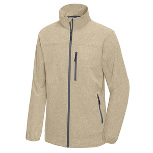 Custom Made Men's Outdoor <b>Canvas</b> Softshell <b>Jacket</b> Hooded Breathable Quick Dry Windproof OEM Service - Product Image 3
