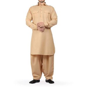 Prix de gros les plus vendus, sur mesure, de haute qualité, shalwar kameez pakistanais cousu pour hommes en vente - Product Image 1