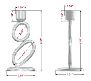Portavelas de aluminio de fabricante OEM para cenas románticas y decoración del hogar con velas modernas y elegantes - Product Image 2