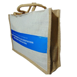 ถุงผ้าปอกระเจาพิมพ์โลโก้คอลเลกชันใหม่ถุงช้อปปิ้งจากผู้ผลิตอินเดียราคาสมเหตุสมผล - Product Image 5