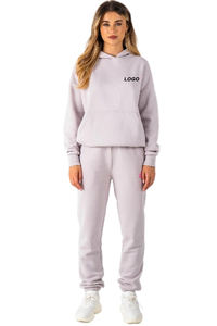 Women's Maternity Solid Hoodie Sweatshirt Gym Tracksuit Set Casual <b>Jumper</b> Fleece Plus Size Options Custom OEM - Product Image 2