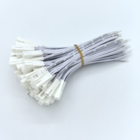 Konektor DuPont SMD LED Strip Wire 2-pin Male Female Konektor 15mm Konduktor Tembaga Isolasi PVC 12V Rated-Penggunaan Elektronik