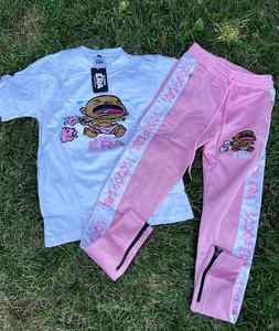 Ensemble de jogging 2 pièces pour homme : T-shirt d'été à manches courtes séchage rapide et pantalon, style streetwear - Product Image 2