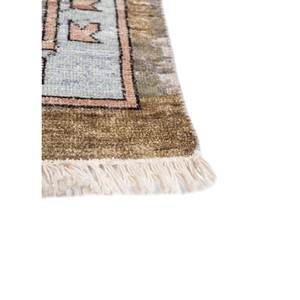 Alfombras de Lana Afgana Azul Viscaya Anudadas a Mano con Patrón Floral 9x12 para Decoración de Sala de Estar y Pasillo para Uso Doméstico - Product Image 4