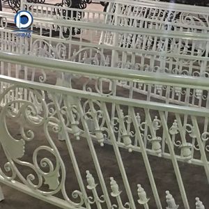 PRIMA Zinc Steel <strong>Fence</strong> Boundary <strong>Fence</strong> Panel 4 Foot High Wrought Iron Zinc Steel <strong>Fence</strong> Wrought Iron Zinc Steel Guardrail - Product Image 3