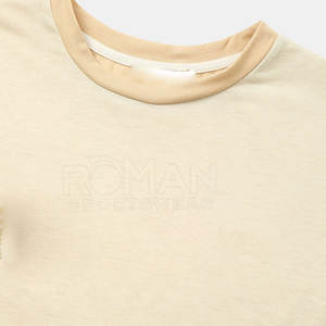 T-shirt pour homme en coton 100% imprimé avec logo personnalisé, prix de gros, coupe ajustée, col rond, service OEM, couleur unie, écologique - Product Image 4