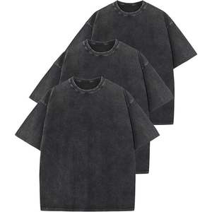 New Arrival Men's Oversized <b>T</b>-<b>Shirt</b> 100% Cotton Custom Print Blank Tee Streetwear Fashion Loose Fit Top 2025 - Product Image 1