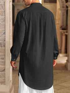 Styles décents Eid Kurta avec pyjama Design 2025 hommes pakistanais Salwar Kameez et homme indien Shalwar kameez Collection OEM - Product Image 2