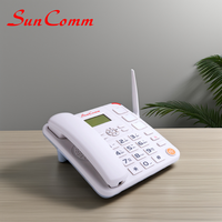 Téléphone sans fil WiFi 2,4 GHz pour SC-9886-4GW avec appel d'urgence SOS sur ligne fixe, batterie 1000 mAh, double SIM en option