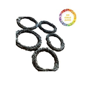 Adornos navideños de mimbre de bambú hechos a mano pedidos al por mayor compradores decoración de temporada grandes ofertas de precios - Product Image 4