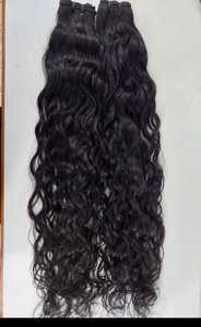 Acheter Naturel 100% Non Transformés Réel Remy Indien Vierge Cheveux Humains Raides Ondulés Bouclés Fabrication de Cheveux en Inde à Vendre - Product Image 3