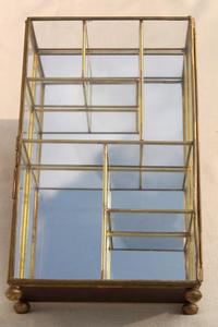 NEW Metal and Glass Almirah for Jewelry Storage or Glass <b>Box</b> in Natural Finished With Durab Le Quality |In Wholesale Prices - Product Image 4