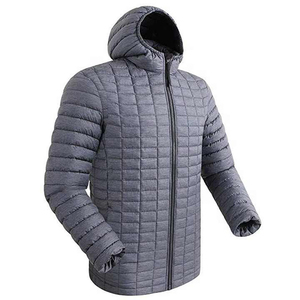 Top marque doudoune nouveau hiver coupe-vent 100% Nylon chauffé hommes noir rembourré vestes - Product Image 2