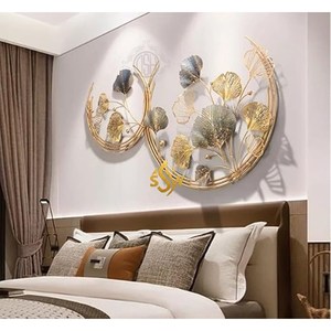 Decoración para el hogar, arte de pared único de primera calidad, decoración de Arte de pared con forma de hoja hecha a mano, arte colgante de pared abstracto de exportador indio - Product Image 3