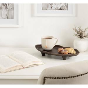 Modern Metal <b>Tray</b> for Birthday Diwali Wedding Ramadan Baptism with Floral Checkered Fruit Themes - Product Image 3