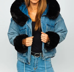 Veste en jean élégante pour femmes, vêtements décontractés, vente en gros, veste respirante de haute qualité pour femmes, veste en jean personnalisée pour femmes à vendre - Product Image 2