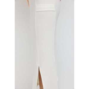 Falda Midi Informal con Abertura, Largo hasta la Rodilla, Material Viscosa Elástica, No Tejida, Mega Merchant, Talla XS, Cintura Natural, Corte Recto - Product Image 3