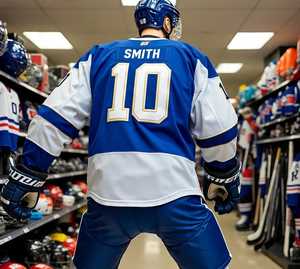 Top Quality 100% <b>Polyester</b> Ice Hockey Jersey Sublimation Print Embroidered Logo Custom Ice Hockey Jersey Breathable OEM 2025 - Product Image 6