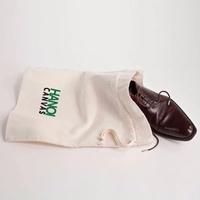 Tas Sepatu Perjalanan Wanita Model Kanvas, Tas Serut Ramah Lingkungan Custom dengan Logo Cetak, Harga Pabrik Vietnam