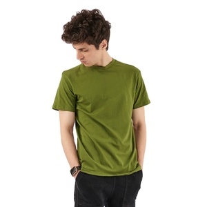 Camiseta Extra Grande Premium para Hombre, 200 GSM, Algodón Suave y Transpirable, Uso Diario Informal, Cuello Redondo, Logotipo Frontal Personalizado, OEM, Marca Privada - Product Image 3