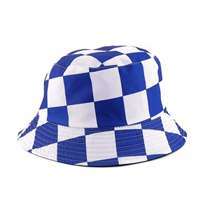 Sombreros de cubo impresos por sublimación personalizada, sombrero de verano de mezcla de algodón y poliéster para hombres y mujeres, proveedor mayorista - Product Image 4