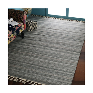 Vente en gros de tapis de sol en forme de rectangle brodés en jute 100%, faits à la main, utilisés pour la maison, l'hôtel et le bureau. - Product Image 1