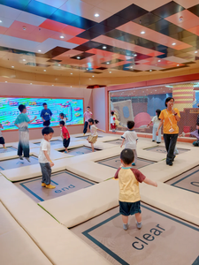 Equipo de Parque de Aventuras Interior para Niños, Muro de Escalada Transparente de Fibra de Vidrio con Sistema de Seguridad Automático, Tamaño Personalizable para Interiores - Product Image 3