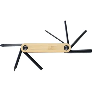 Set di Utensili in Acciaio e Bambù Personalizzabile Edna, Gadget Promozionali Personalizzabili - Product Image 2
