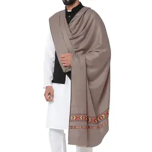 New Winter Collection Classic Solid Plain wool Shawl for men