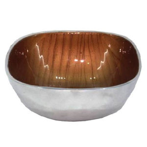 Acabado de chocolate de metal de alta calidad para servir frutas dátiles Cuenco para dulces de chocolate servir - Product Image 6