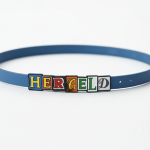 Ceinture en cuir véritable personnalisée Bunny, style hip-hop, antibactérienne, avec boucle à logo personnalisé, fabricant de ceintures pour hommes de qualité supérieure OEM ODM - Product Image 1