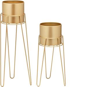 Pot de fleurs en métal personnalisé fait à la main avec Design de feuilles pour la décoration de la maison et du bureau - Product Image 4