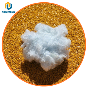 15Dx32mm HCS (Hollow Conjugated Siliconized) Fabricante de fibra cortada de poliéster reciclado en Vietnam Certificado ISO, OEKO y GRS - Product Image 1