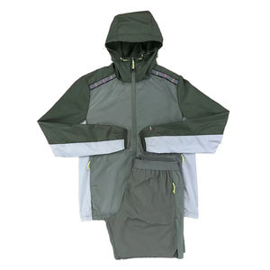 Ensemble de survêtement léger pour homme, coupe-vent en nylon, logo personnalisé, décontracté, été, 2 pièces, vêtements de sport 2026 - Product Image 1