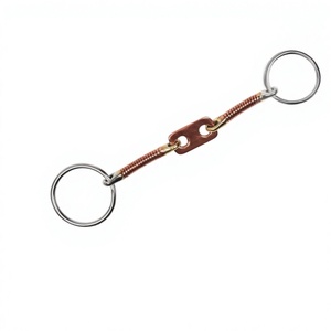 Bocado de Acero Inoxidable con Anillo Suelto y Boquilla de Hierro Dulce de 12.5cm, Marca RIAZ JAMAL INTEL, para Entrenamiento de Equitación - Product Image 2