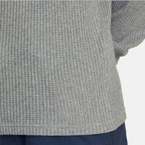 <b>Mens</b> <b>Thermal</b> Waffle Knit Sweatshirt Long Sleeve Pullover Winter Warm Casual Crewneck <b>Top</b> for Fall and Cold Weather - Product Image 5