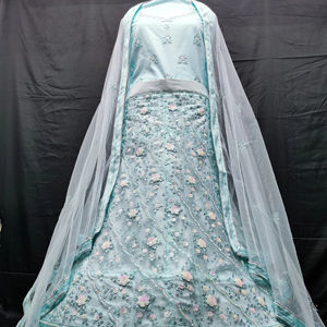 <b>Net</b> Lehenga Choli with Heavy Jarkan Work Single Can Fitting 3m Flair and 2.5m Embroidered <b>Net</b> Dupatta for Ethnic Wear Retailers - Product Image 3