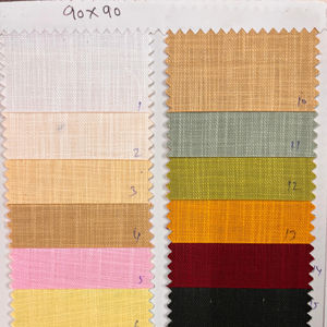 Tissu en lin pur de qualité supérieure 90x90, coton slub, technique de tissage, matériau polyvalent pour la confection de chemises internationales et l'exportation - Product Image 1