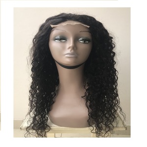 Peluca brasileña de onda rizada Natural de cabello indio virgen con cierre de encaje HD transparente 4X4 pelucas de cabello Remy sin procesar de encaje - Product Image 1